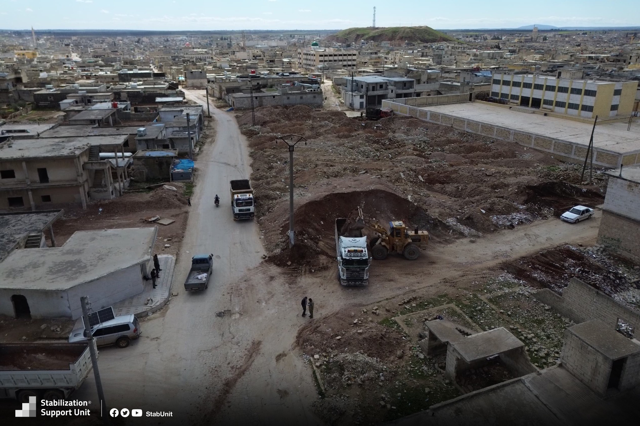 Tal Rifaat: Rubble Removal and Infrastructure Improvement under the 'Aleppo for All' Campaign